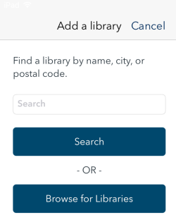 Library finder. See instructions above.