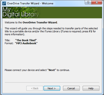 Transfer wizard window. See instructions above.