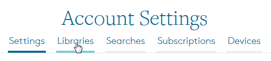 Account Settings header with options. See instructions above